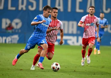 Superliga: Universitatea Craiova s-a desprins greu, dar a distrus UTA Arad