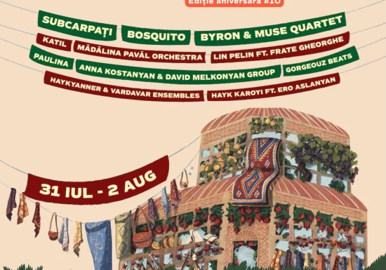 Festivalul Strada Armenească deschide porțile către Armenia prin artă, dialog și patrimoniu, între 31 iulie și 2 august, la Grădina Botanică din București