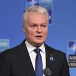 „Clubul 5%”: Insigna cu care președintele Lituaniei face impresie la summitul NATO