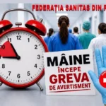 Grevă de avertisment în Sănătate, luni, timp de două ore. Ce servicii vor fi asigurate