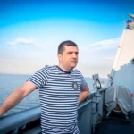 Radu Miruță și-a făcut pictorial de marinar pe noua corvetă a României (Galerie foto)
