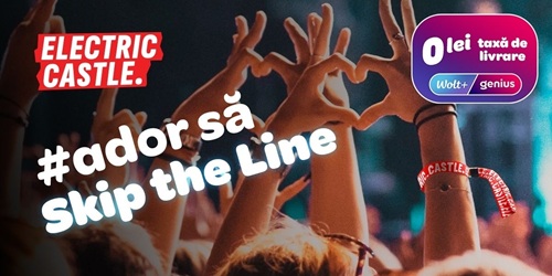 Wolt și Electric Castle livrează brățările de acces în festival direct la ușile festivalierilor