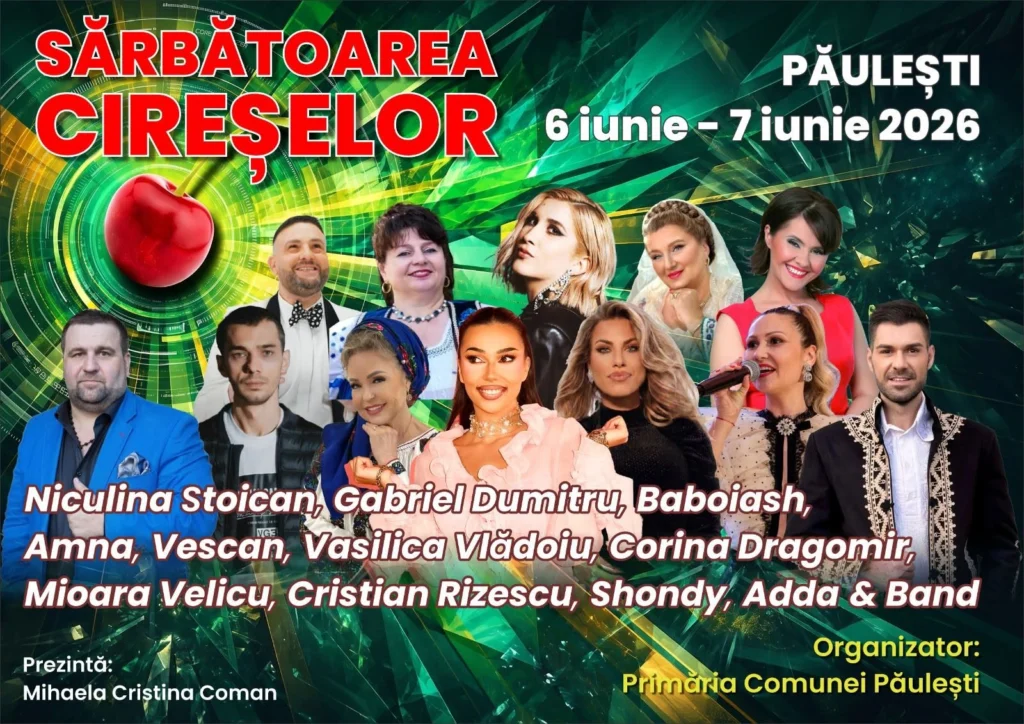 afis zilele comunei Paulești