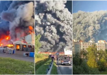 Ziua 1606 Ucraina lovește Moscova cu peste 370 de drone. Ard depozite petroliere și centre logistice Wildberries (Video)