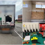 Zece români, arestați în Spania după jafuri ca-n filme. Săreau pe camioane aflate în mers și furau marfa de lux