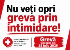 Mâine e grevă generală în 400 de spitale. Doar urgențele vor fi asigurate. Sanitas acuză presiuni asupra angajaților înaintea protestului