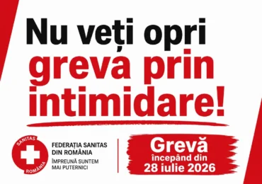 Grevă generală în 400 de spitale. Doar urgențele vor fi asigurate. Sanitas acuză presiuni asupra angajaților înaintea protestului