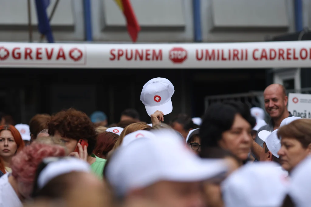 Grevă generală în spitale. Angajată de la Floreasca: După 22 de ani, pierd 900 de lei. Este o umilire totală