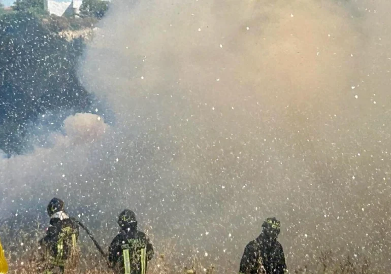 Incendii devastatoare în sudul Italiei: Un elicopter și un avion care stingeau flăcările, la un pas de o tragedie în Sardinia (Video)