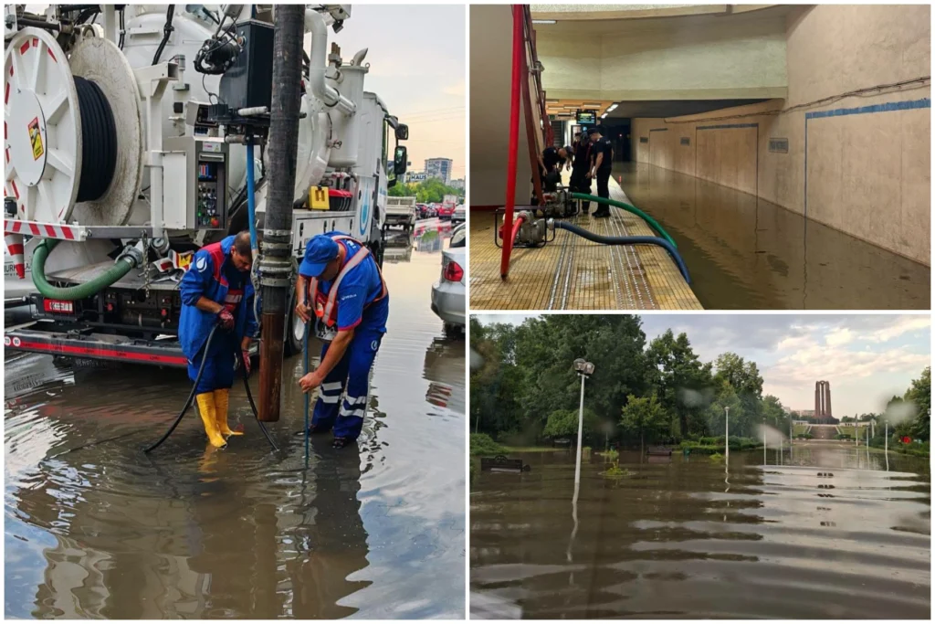 O nouă furtună lovește Bucureștiul. Ce soluții propune Ciucu după inundațiile istorice: Canalizarea nu mai face față