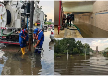 O nouă furtună lovește Bucureștiul. Ce soluții propune Ciucu după inundațiile istorice: Canalizarea nu mai face față