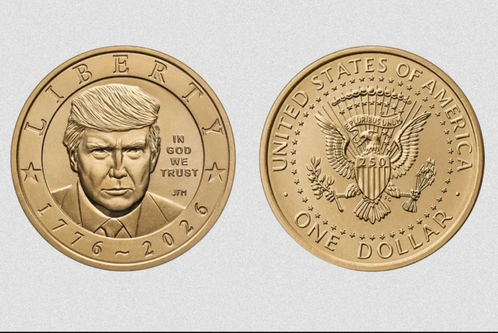 Trump bate moneda. La propriu: SUA lansează un dolar cu portretul președintelui