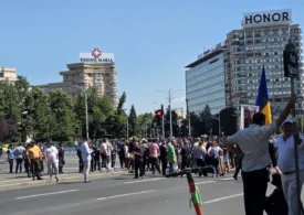Oierii protestează în fața Guvernului și amenință că rămân mai multe zile. Manifestația nu este autorizată