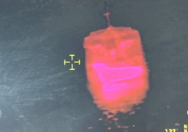Imagini din elicopter cu nava lovită în Marea Neagră: Accesul la bord nu este posibil (Foto & Video)