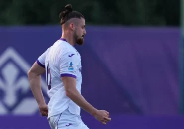 Radu Drăgușin a debutat la Fiorentina