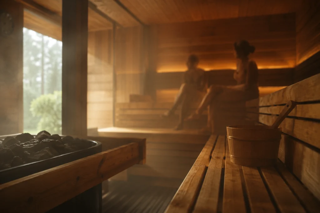 Sauna, pregătire pentru caniculă prin expunere controlată la căldură