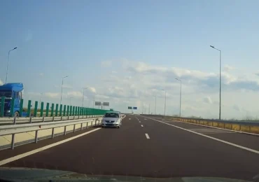 Polițiștii l-au găsit pe șoferul care a mers pe contrasens pe Autostrada A7 (Video)