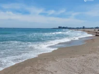 Fragment de dronă, găsit pe plajă la Eforie Nord. Nu conținea elemente pirotehnice
