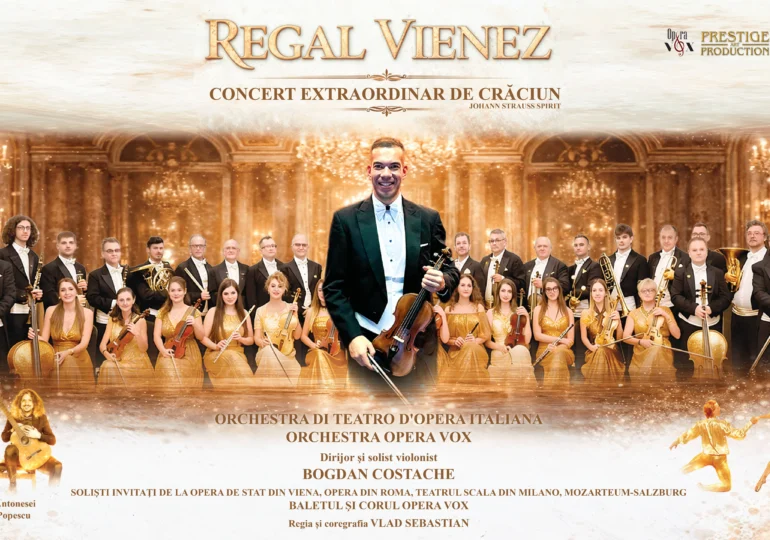 Turneul Național „Regal Vienez” revine cu un Concert Extraordinar de Crăciun în întreaga țară