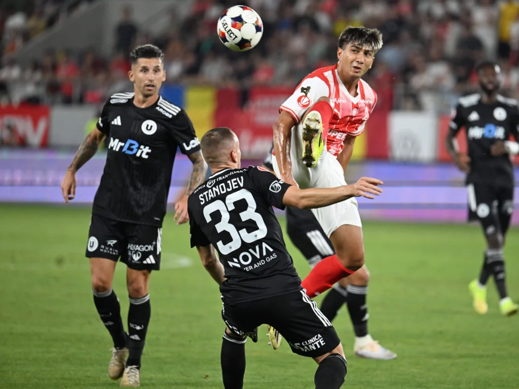 Dinamo învinge superb pe U Cluj și revine pe primul loc în Superliga