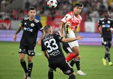 Dinamo învinge superb pe U Cluj și revine pe primul loc în Superliga