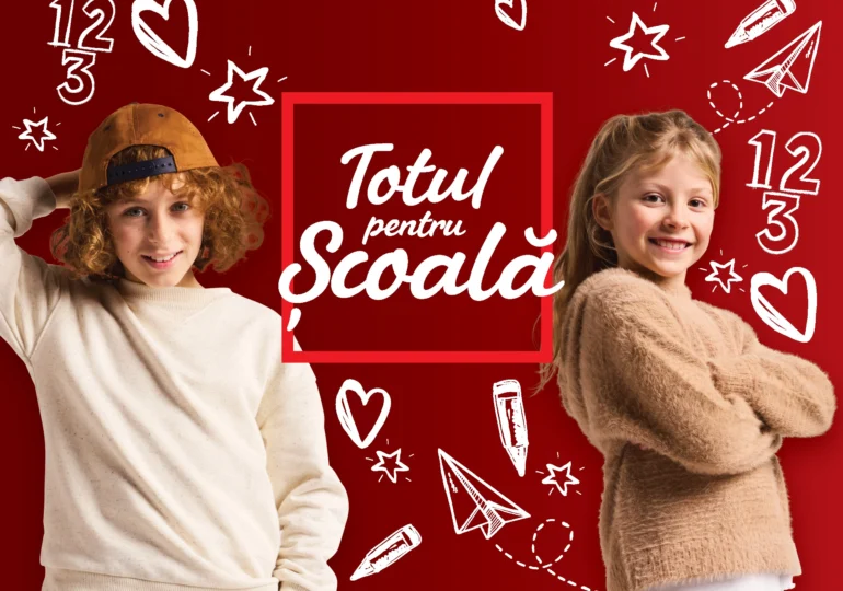 Kaufland vine în sprijinul familiilor cu oferte pentru începutul noului an școlar