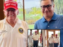 Victor Ponta, la scurt timp după ce Donald Trump a câștigat alegerile din 2024, a publicat o fotografie cu el și cu noul președinte al SUA. În realitate, Ponta s-a pozat cu un portret în mărime naturală al lui Trump, din carton, expus la clubul său de golf de la Mar-a-Lago. În detaliul din imagine, alte două poze cu vizitatori ai clubului care s-au pozat cu Trump-ul de carton