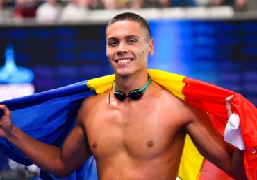 David Popovici câștigă medalia de aur la 200 de metri liber la Europenele de natație și intră în istorie