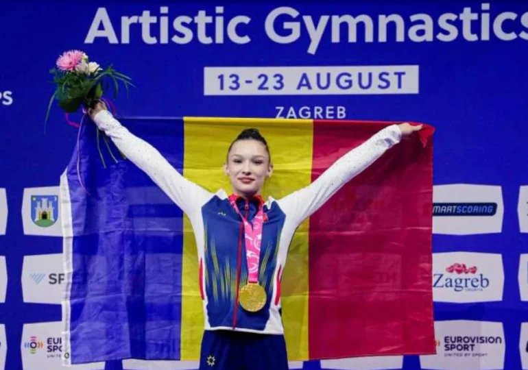 România are viitor: Cine e Aniela Tudor, singura medaliată cu aur a noastră la Europenele de gimnastică la juniori