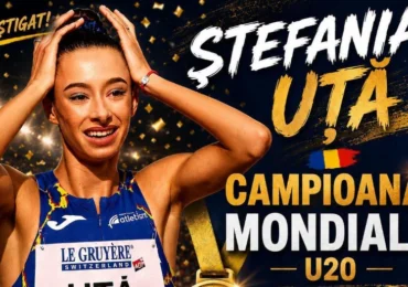 Performanță de senzație: Ștefania Uță câștigă medalia de aur la Campionatele Mondiale de atletism U20