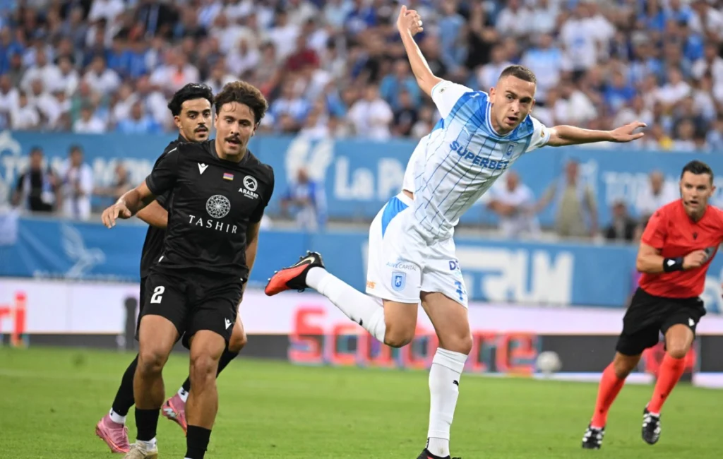 Universitatea Craiova, eliminată din Europa League după un final de infarct