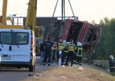 Accident grav în Ungaria: 12 persoane au murit după ce un autocar cu turiști s-a răsturnat (Foto & Video)
