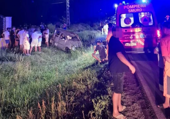 Cinci morți într-un accident în Dâmbovița. Șoferul avea 20 de ani și nu deținea permis
