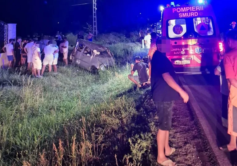 Cinci morți într-un accident în Dâmbovița. Șoferul avea 20 de ani și nu deținea permis
