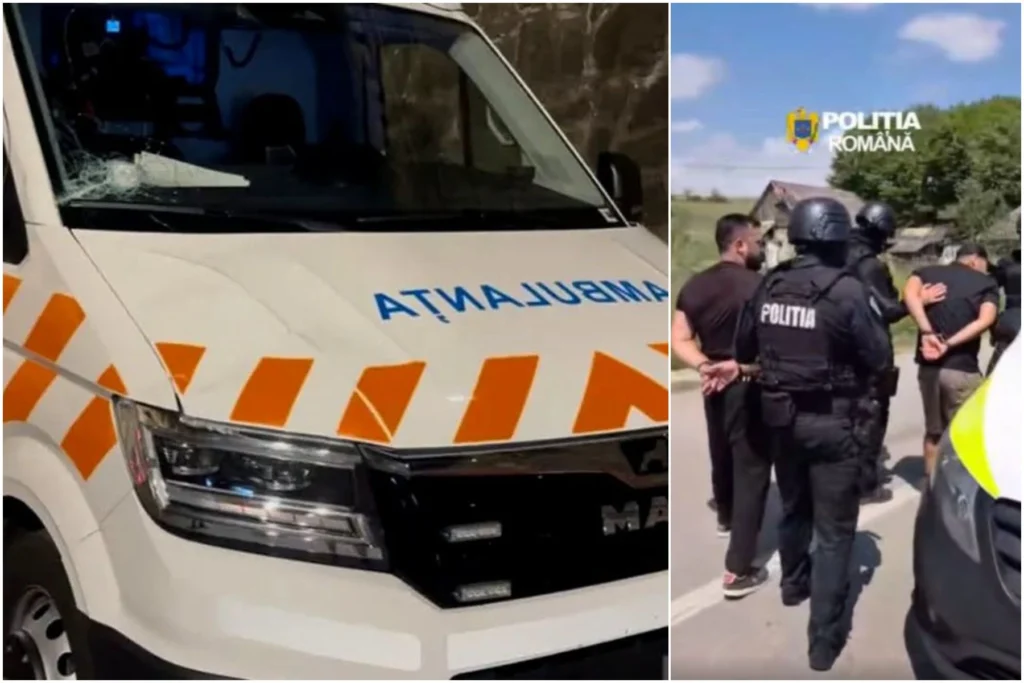 Șapte persoane, arestate după atacul asupra ambulanței din Cluj. Ce acuzații le aduc procurorii