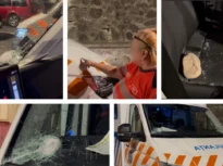 Echipaj al Ambulanței, atacat cu topoare și pietre, după un zvon pe TikTok că „fură copii”. Șoferul, operat de urgență UPDATE