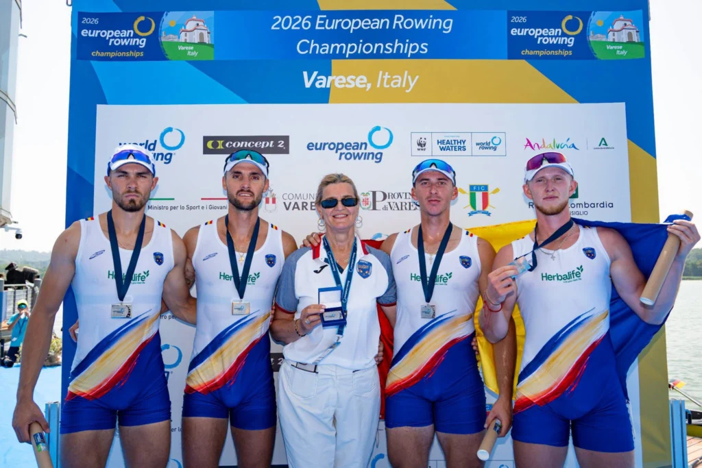 România câștigă două medalii la Campionatele Europene de canotaj.