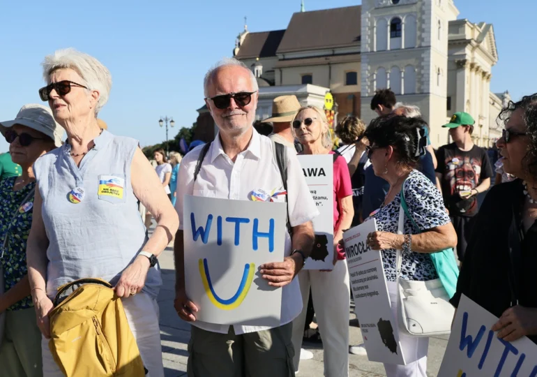 Manifestații în peste 20 de orașe din Polonia împotriva atacurilor asupra ucrainenilor