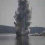 Armata a detonat de două ori stânca de pe Brațul Bala. Joi era cel mai negru scenariu pentru Cernavodă (Video)
