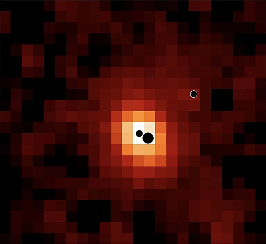 Astronomii au găsit 3 găuri negre supermasive pe punctul de a se ciocni