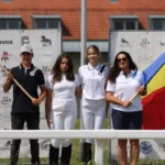 Péter Eszter și Kovács Adrienn, două tinere care au reprezentat România la YouthCup 2026, concurs de echitație a cailor islandezi