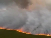 Cel mai mare incendiu din istoria Belgiei s-a dublat într-o zi și înaintează spre Germania (Video)