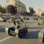 Ucraina nu a avut soldați pentru parada de Ziua Independenței. Așa că au defilat roboții (Video)