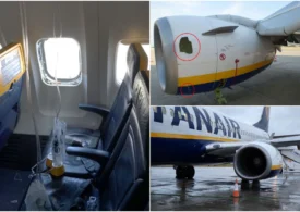 Scene de coșmar într-un avion Ryanair: O bucată din motor a spart geamul, un pasager a fost aproape aspirat prin hublou. Ce au descoperit anchetatorii