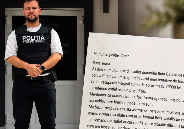 Femeie păcălită cu AI că vorbește cu un polițist și un reprezentant BNR: Le-a transferat escrocilor aproape 70.000 de lei