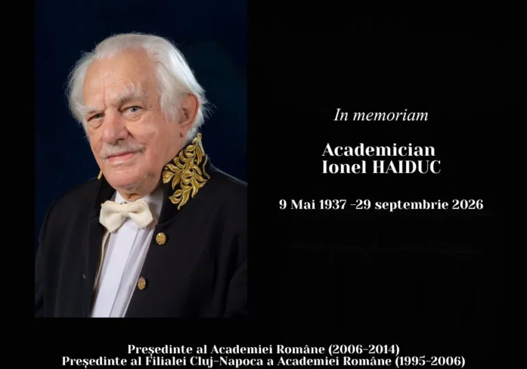 A murit Ionel Haiduc, fost președinte al Academiei Române