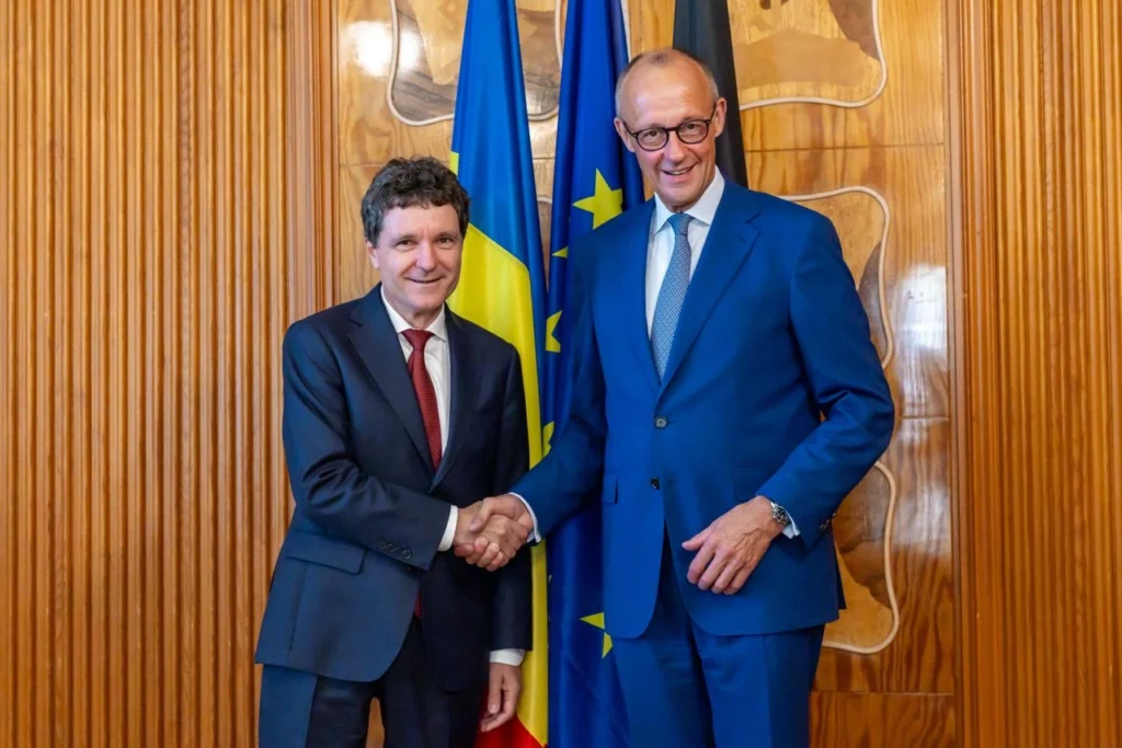 Nicușor Dan s-a întâlnit cu Friedrich Merz: Cele 3 teme discutate