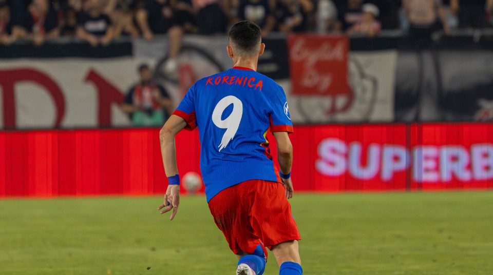 Cum a arătat Meriton Korenica la debutul pentru FCSB: Cifrele spun totul despre evoluția kosovarului