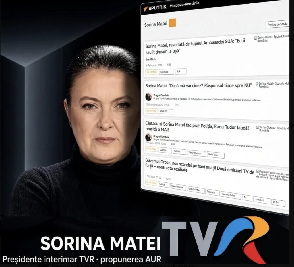 Sorina Matei, Sputnik, Rusia