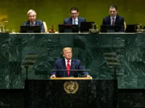 „Îi împing în Iad”. Trump amenință de la tribuna ONU într-o intervenție uluitoare chiar și pentru el